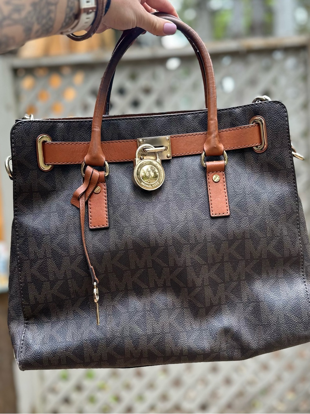 Michael Kors Monogram Tote Bag